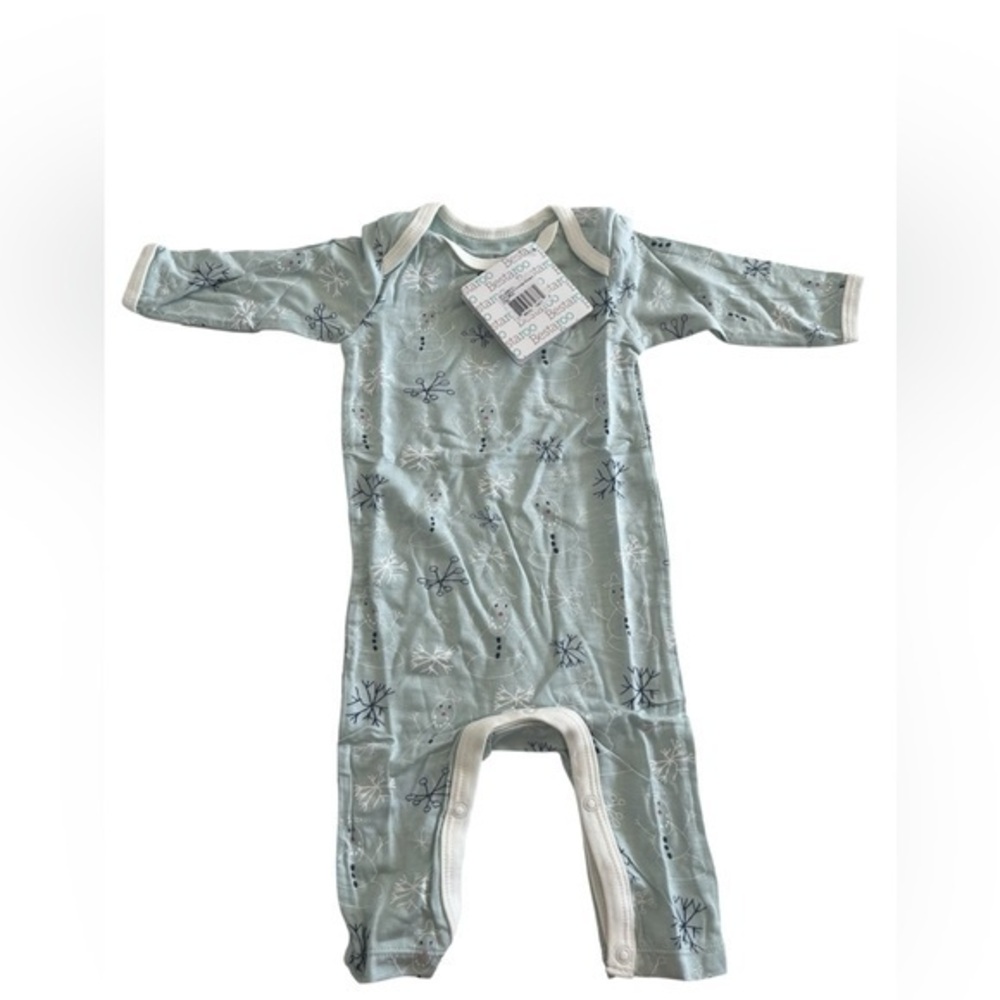 NWT bestaroo snowman Cozy Blue Kids Pajama